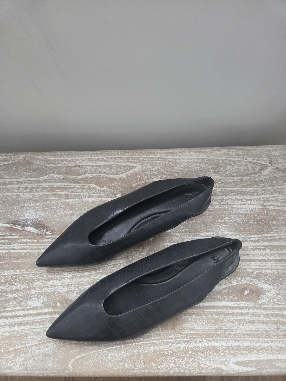 H&M Premium Selection Slingback Pointed Flats